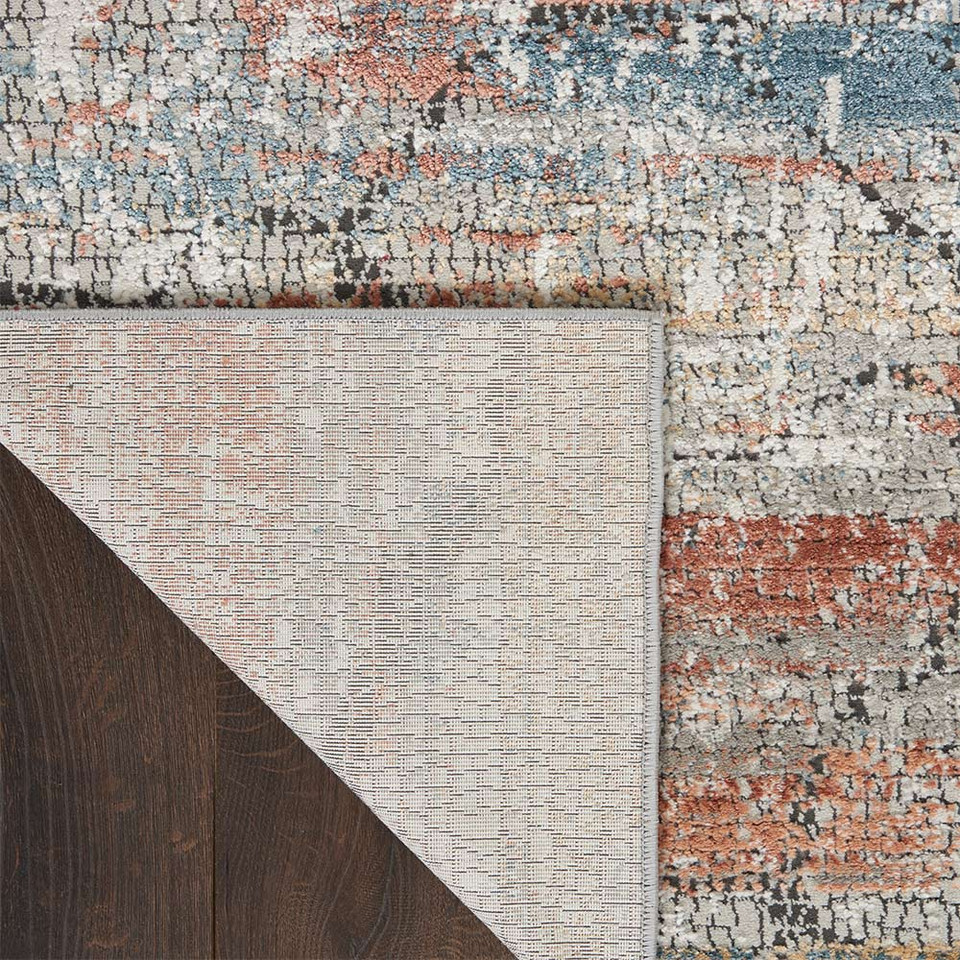 Rustic Textures RUS11 Multicolour Abstract Rug