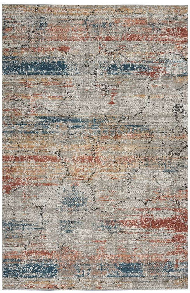 Rustic Textures RUS11 Multicolour Abstract Rug