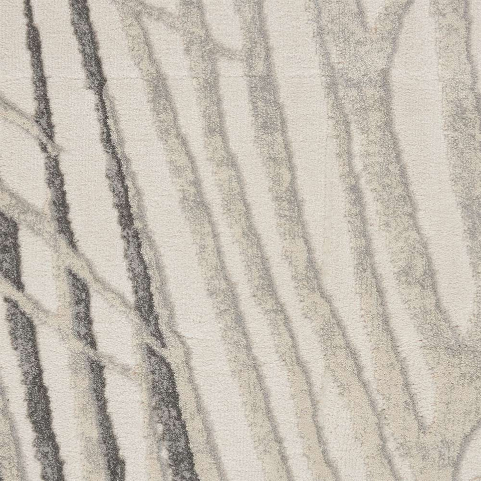Rustic Textures RUS17 Ivory Grey Abstract Rug
