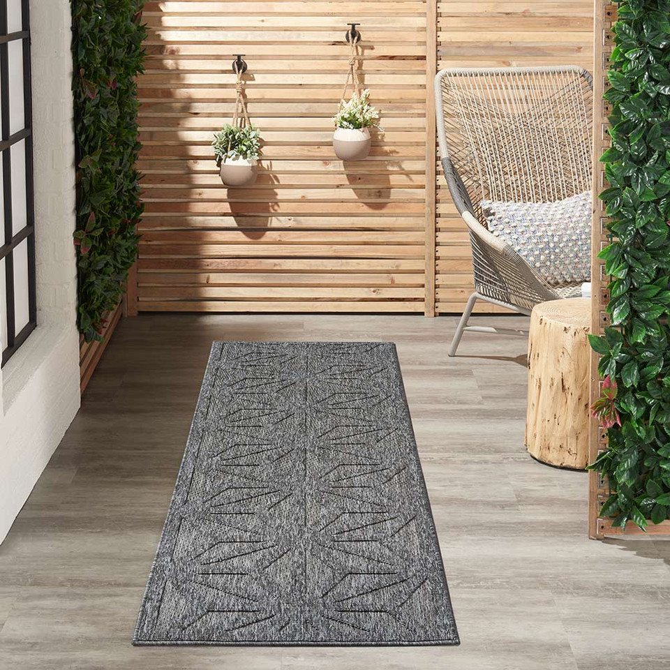 Cozumel Outdoor Dark Grey CZM01 Rug