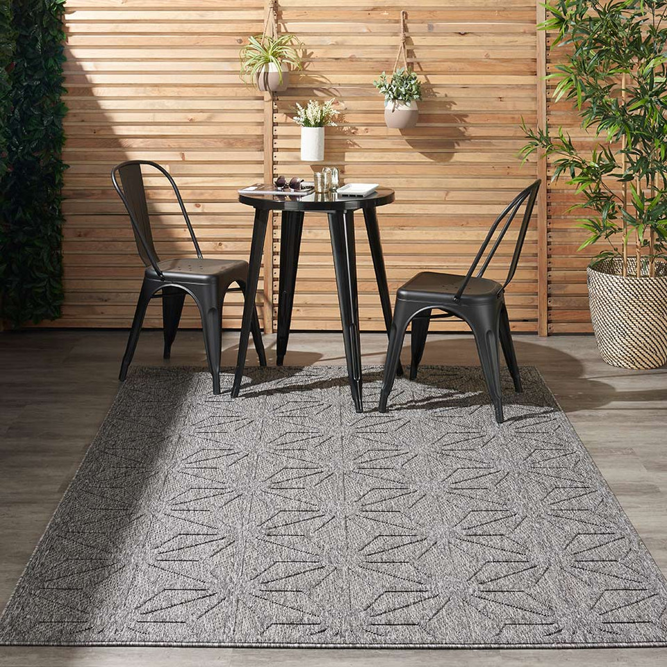 Cozumel Outdoor Dark Grey CZM01 Rug