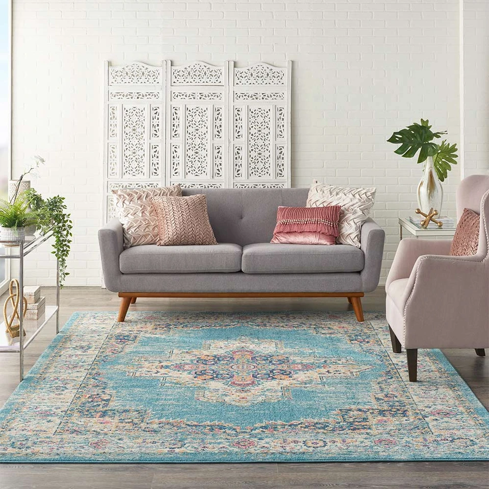 Passion Light Blue PSN03 Rug