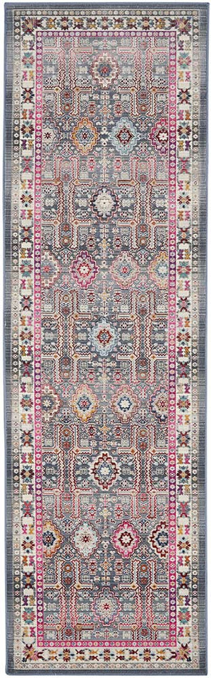 Vintage Kashan Grey Multicolor VKA05 Rug