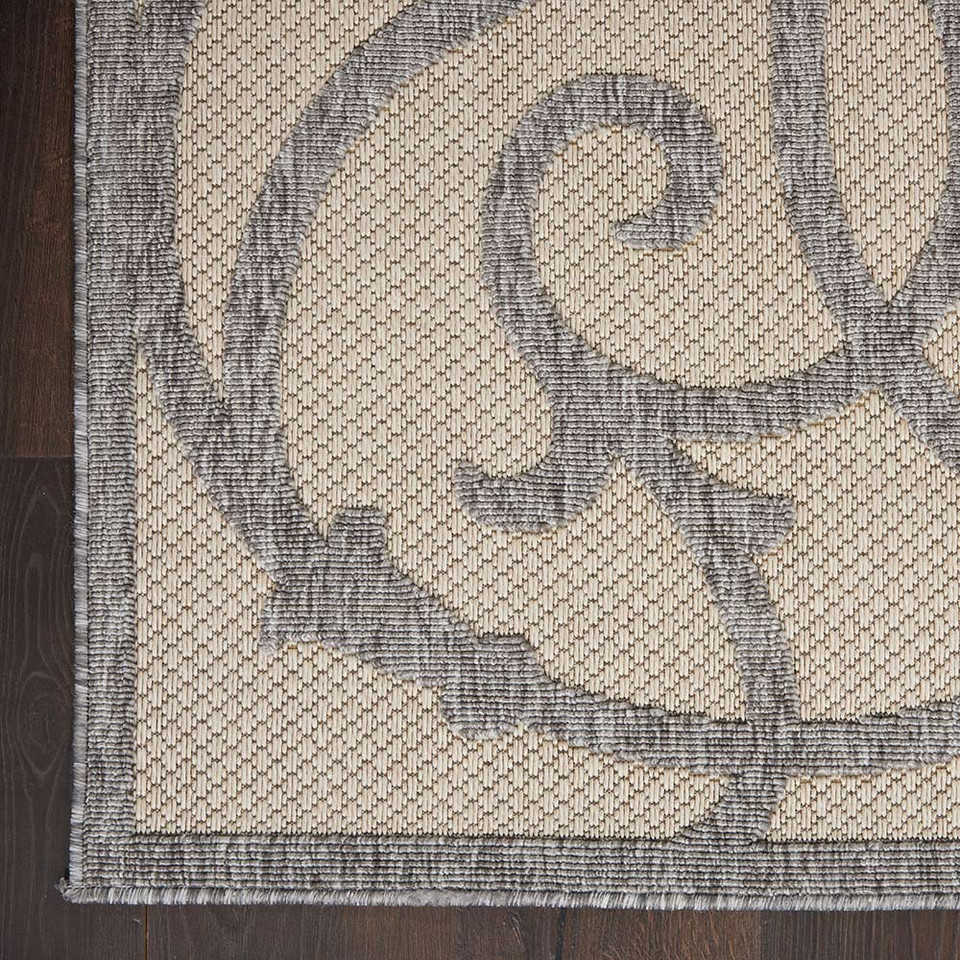 Cozumel Outdoor Cream Grey CZM04 Rug