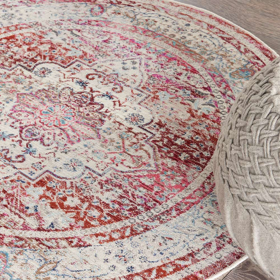 Vintage Kashan Red Ivory VKA07 Rug