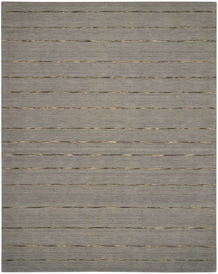Calvin Klein Ck400 Halo Hal01 Charcoal Striped Rug