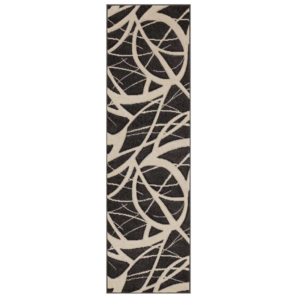 Portland Rug 57E Charcoal Cream