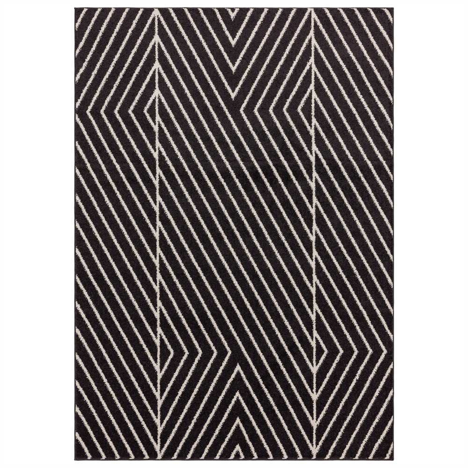 Muse Rug 10 Black White