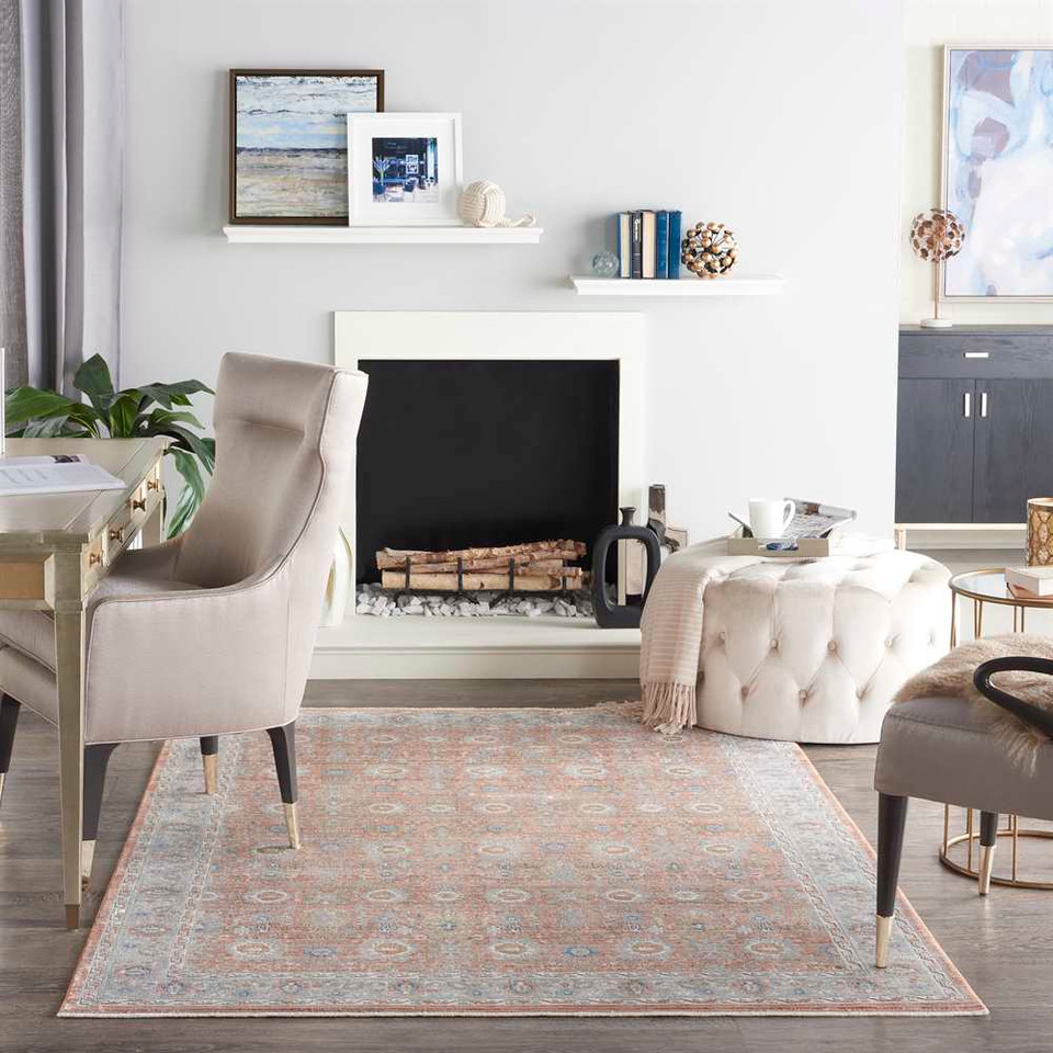 Blush Traditional Rug Starry Nights STN12
