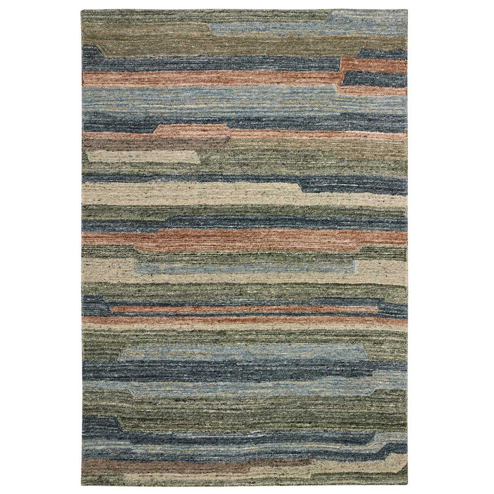 Striped Rug Vista Multi Colour