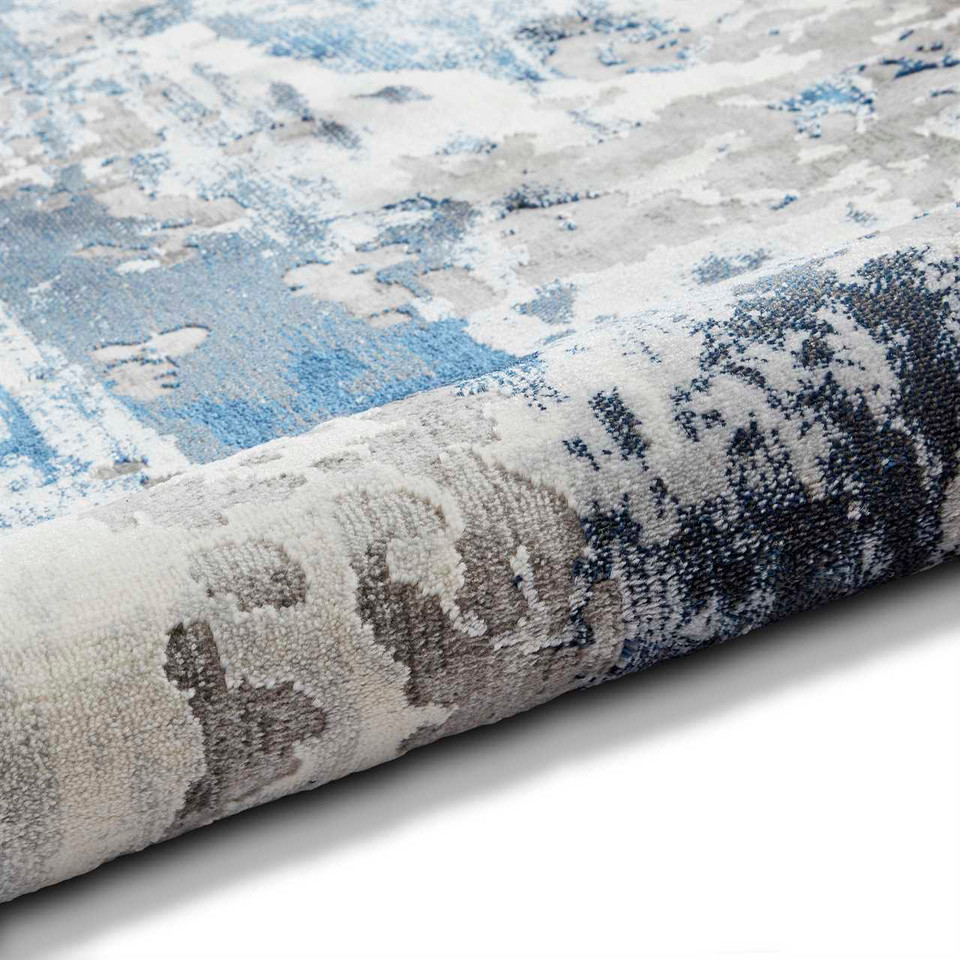 Grey Navy Apollo Rug GR580