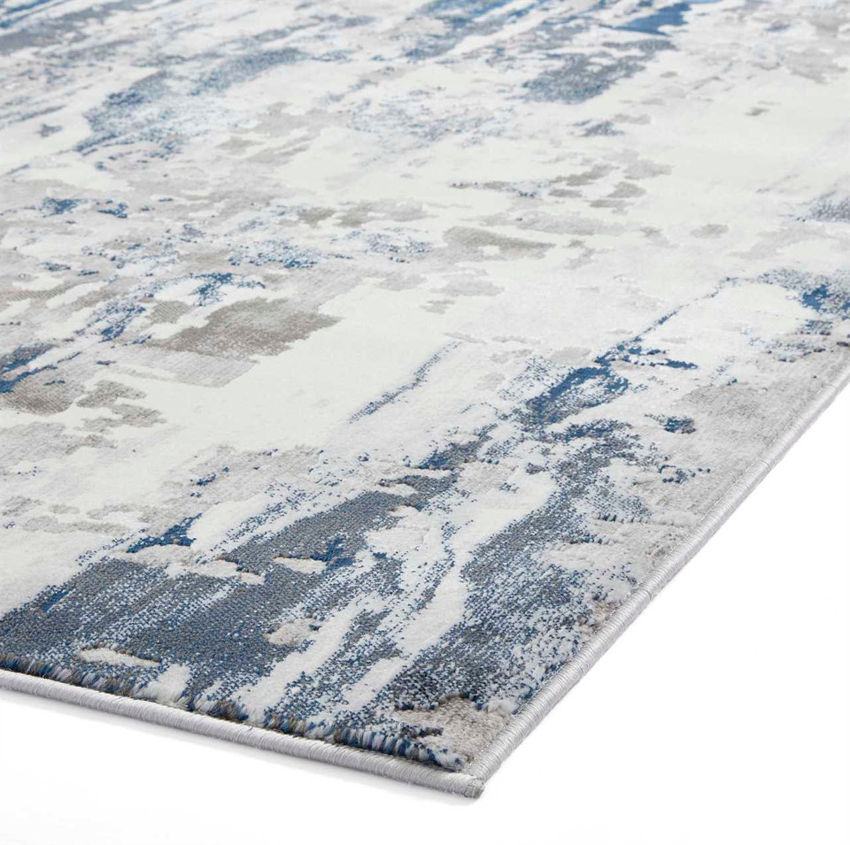 Grey Navy Apollo Rug GR580