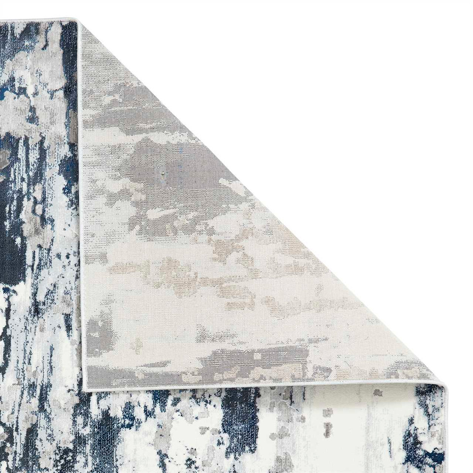 Grey Navy Apollo Rug GR580