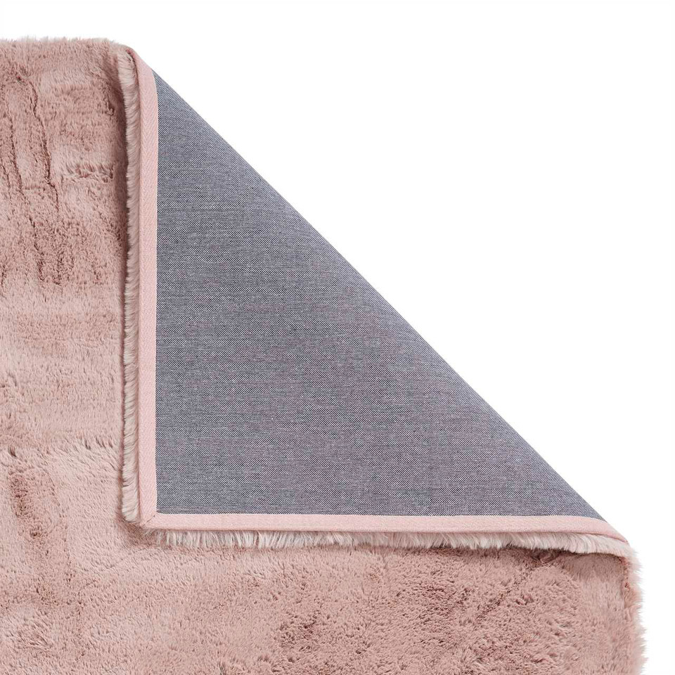 Thick Fluffy Rug Super Teddy Rose