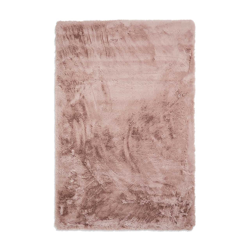 Thick Fluffy Rug Super Teddy Rose