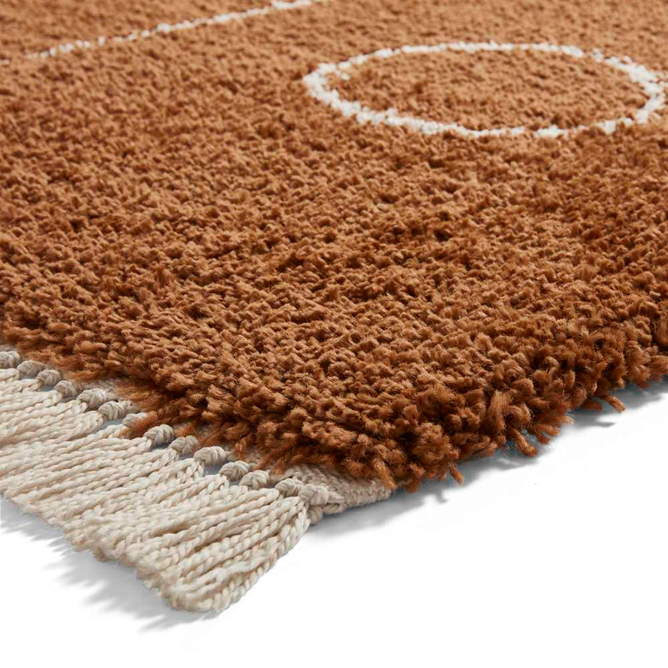 Boho Rug A474 Rust