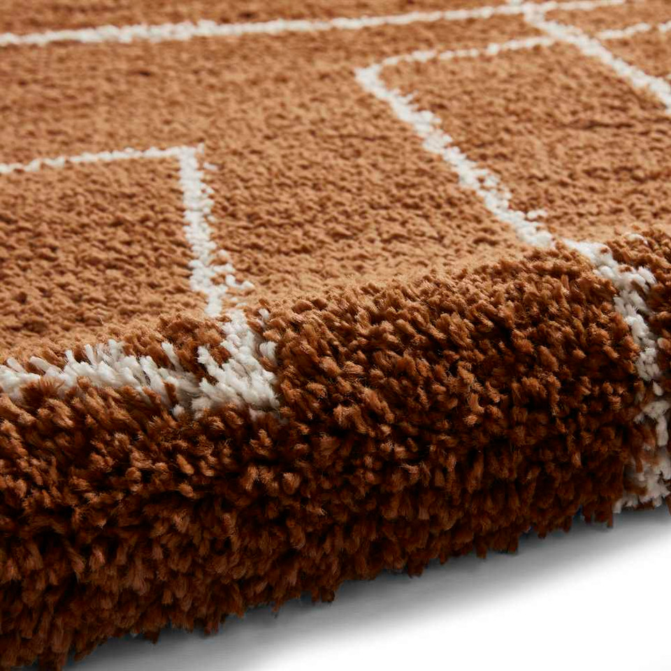 Boho Rug A474 Rust