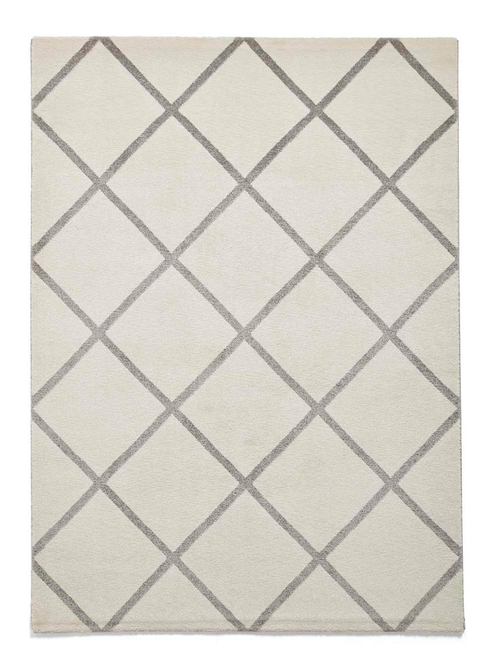 Geometric Rug Brooklyn BRK35 Cream Grey