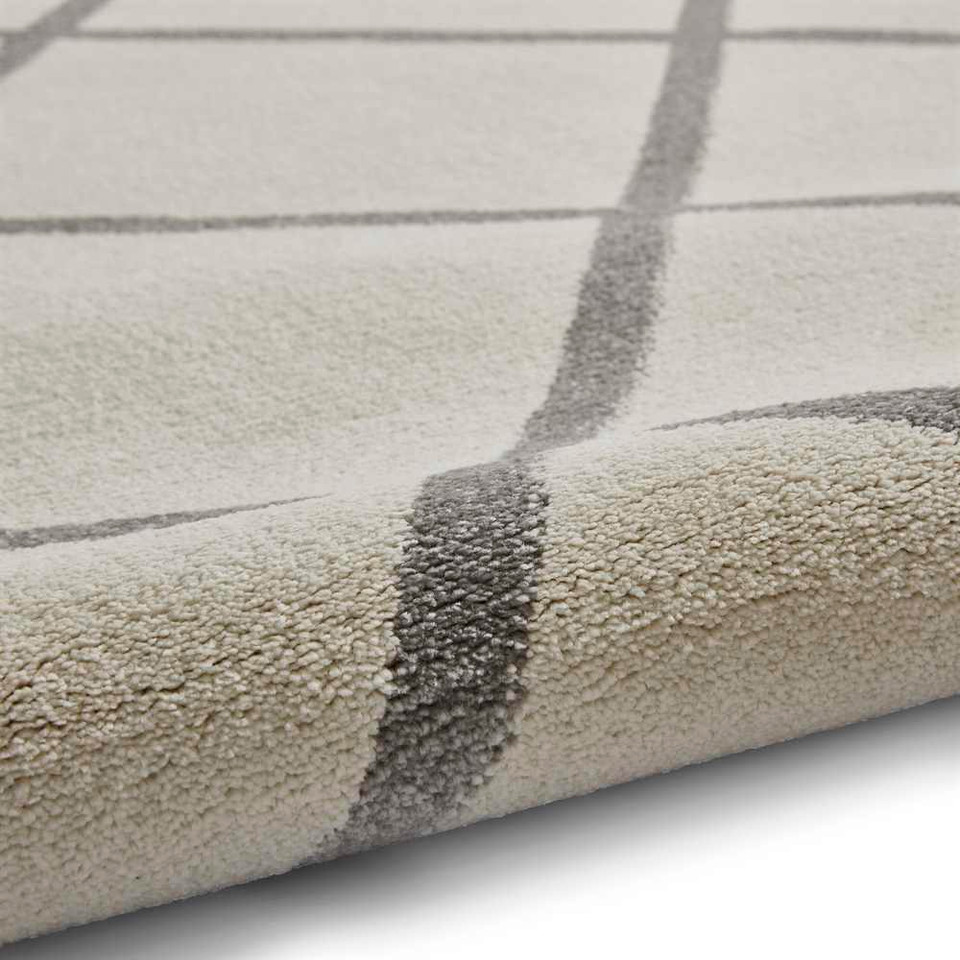 Geometric Rug Brooklyn BRK35 Cream Grey