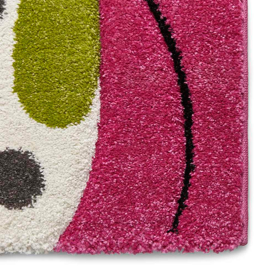 Large Pink Butterfly Rug