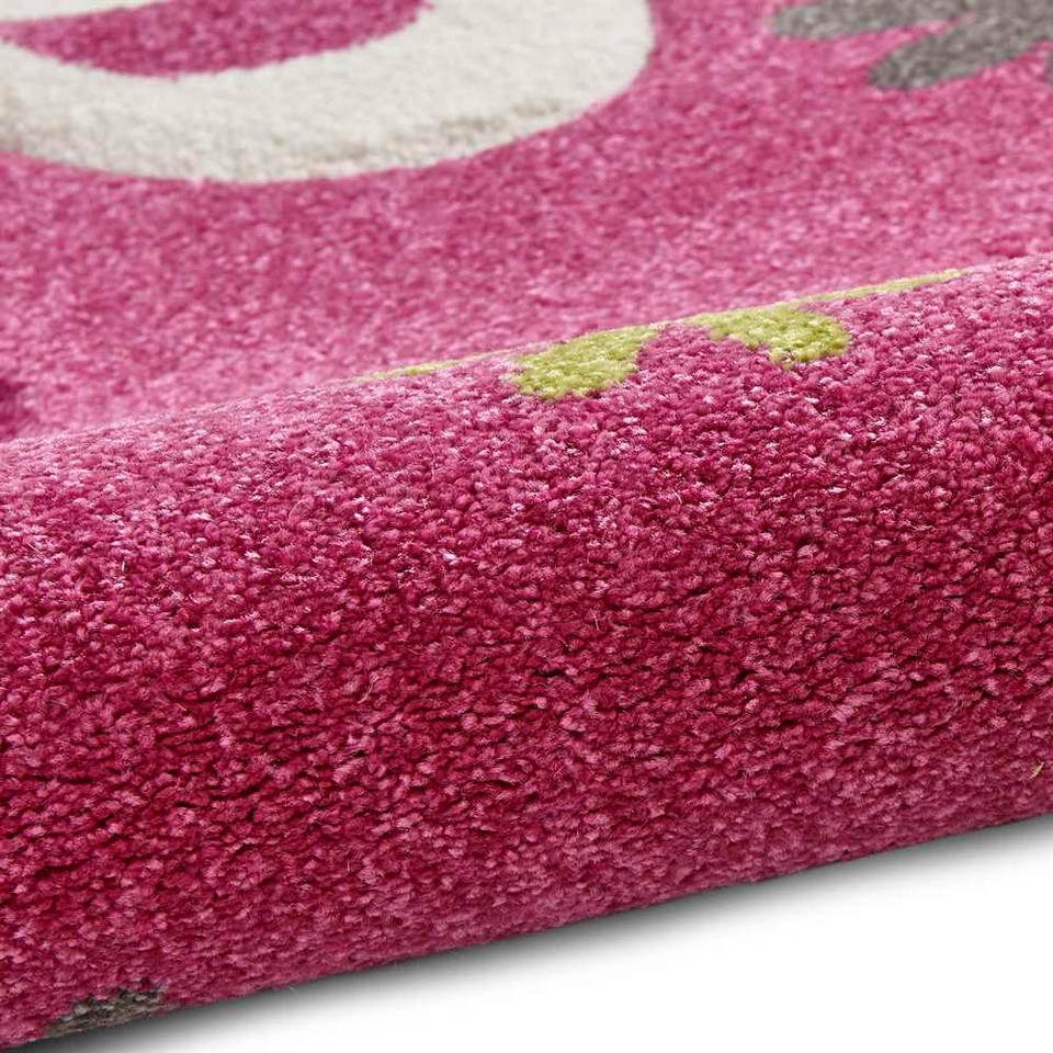 Large Pink Butterfly Rug