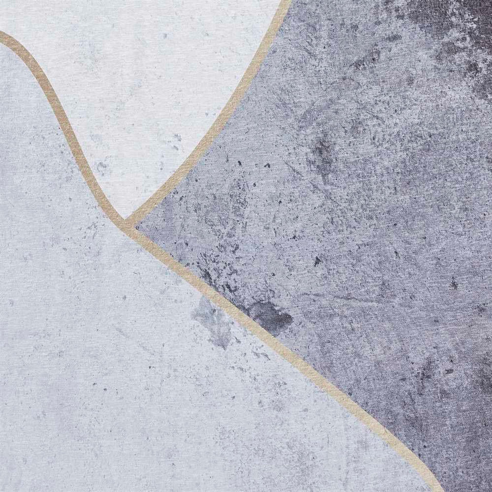 Printed Force Rug K7279 Grey Gold