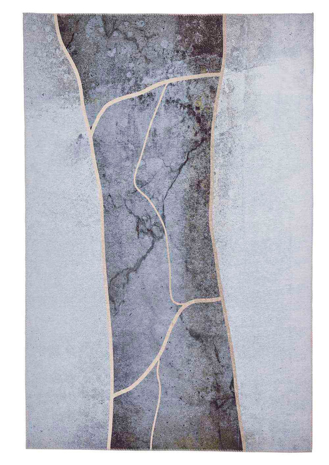 Printed Force Rug K7280 Grey Gold
