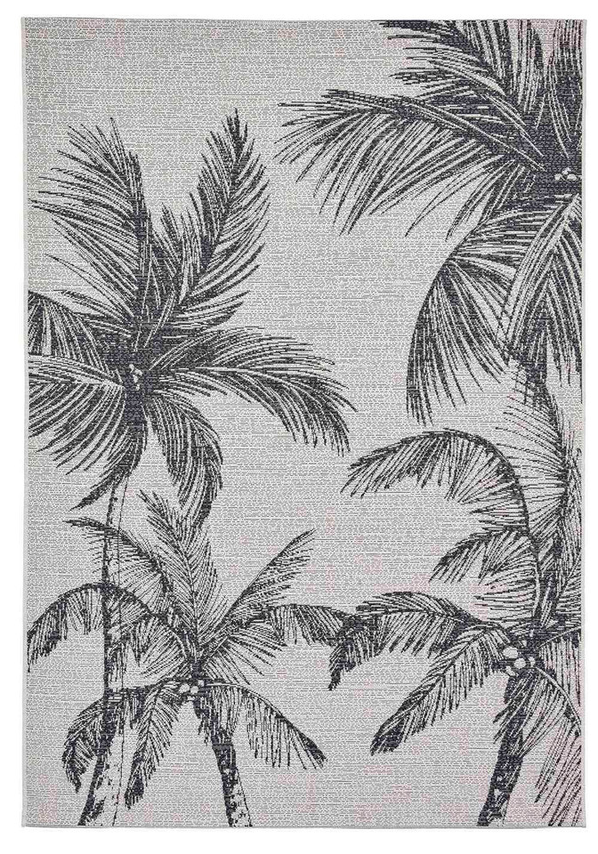 Indoor Garden Rug Miami A444 Cream Black