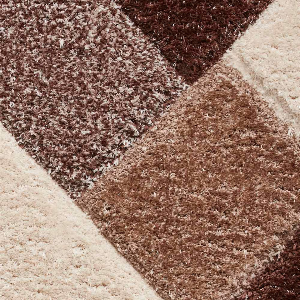 Silky Rug Beige Brown Olympia 2239