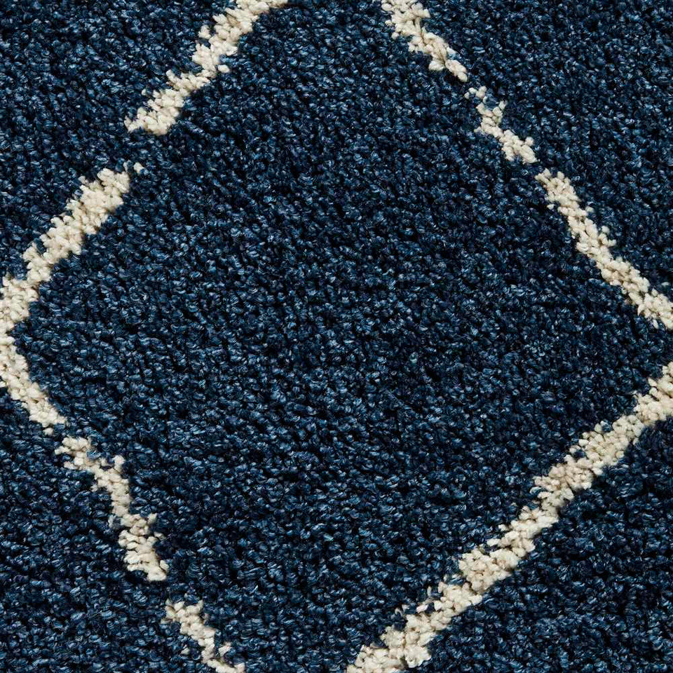 Scandi Berber Navy Cream G257