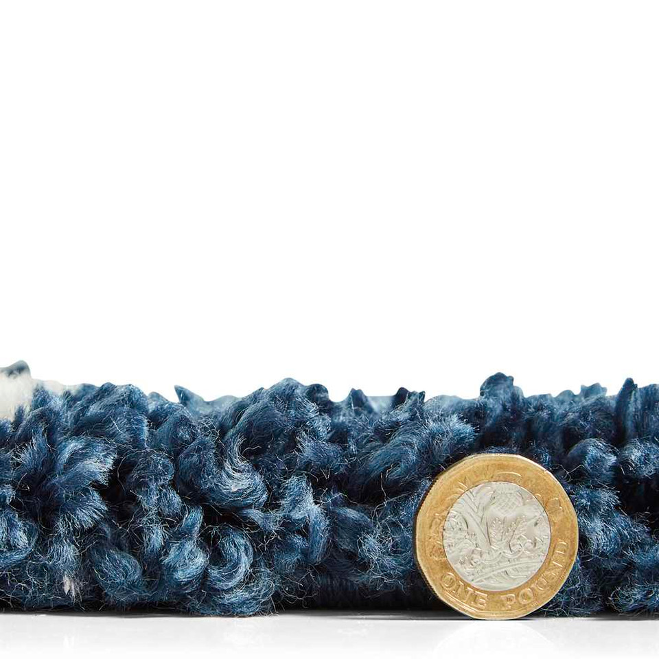 Scandi Berber Navy Cream G257