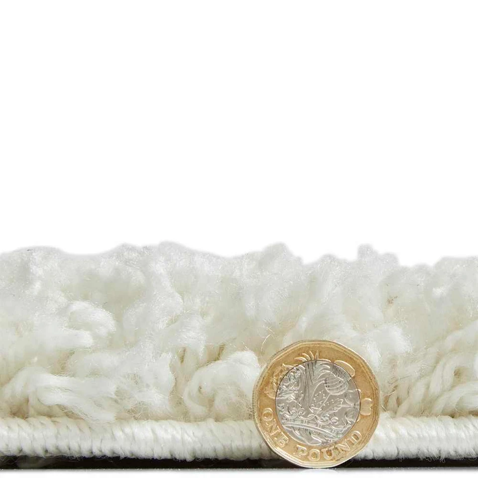 Scandi Berber Rug White Black G257