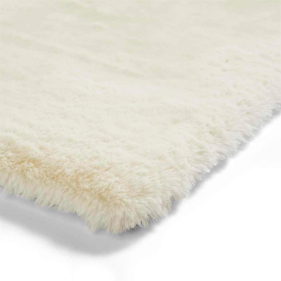 Thick Fluffy Rug Super Teddy Ivory