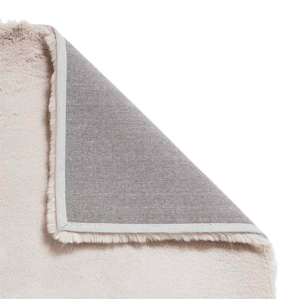 Thick Fluffy Rug Super Teddy Silver
