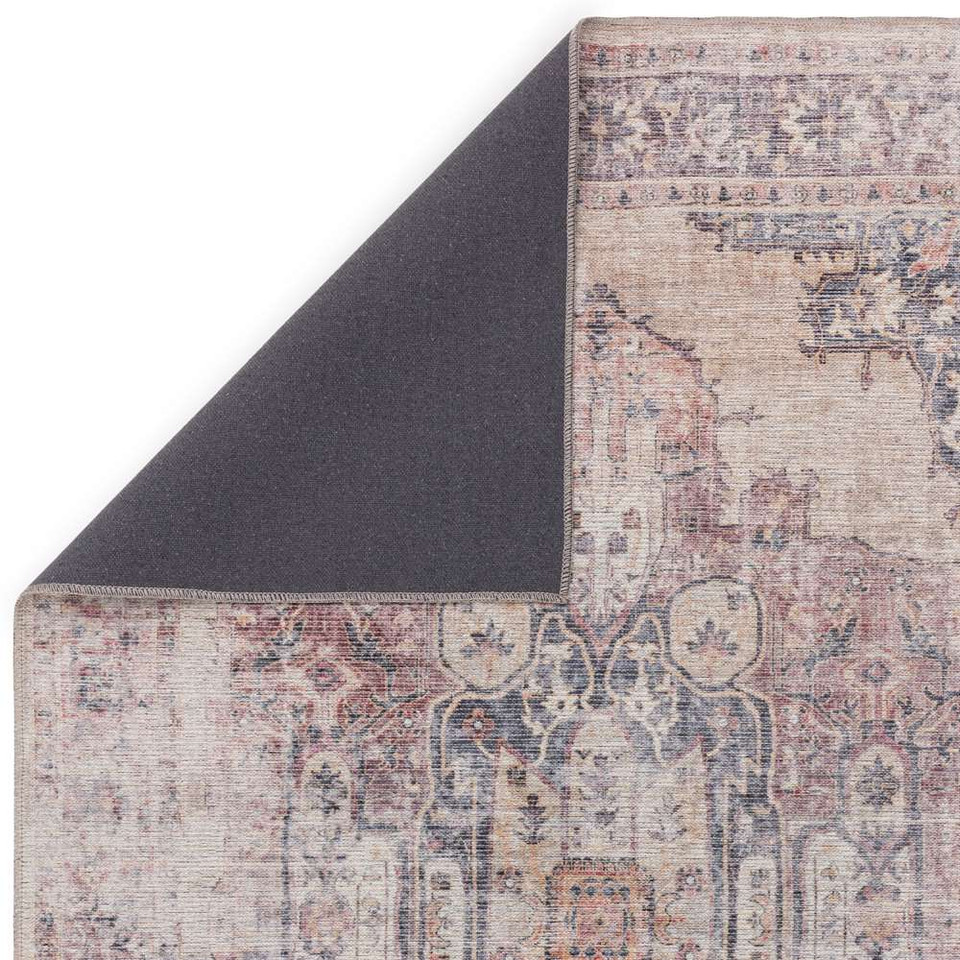 Red Cream Persian Washable Rug Kaya Lila KY12