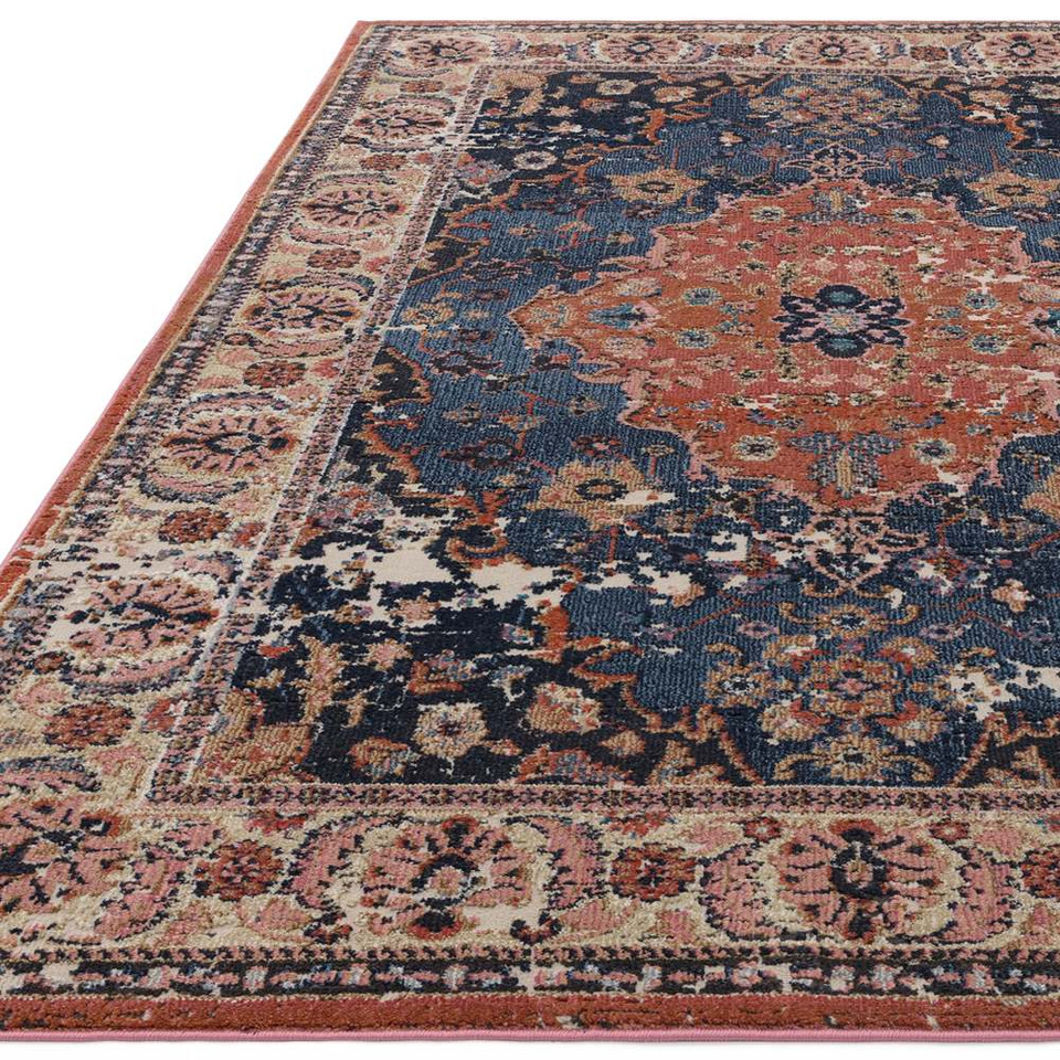 Zola Heris Rug Persian Blue Rust
