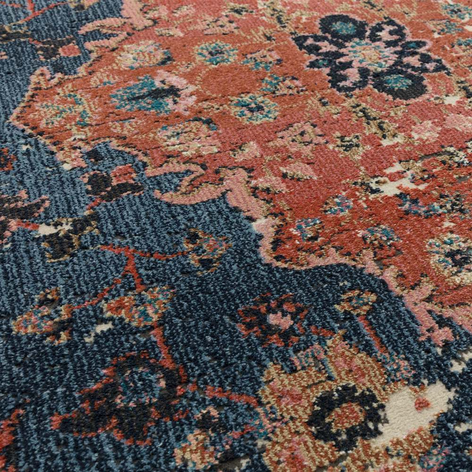 Zola Heris Rug Persian Blue Rust