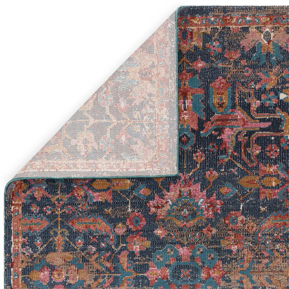 Zola Evin Rug Traditional Persian Blue