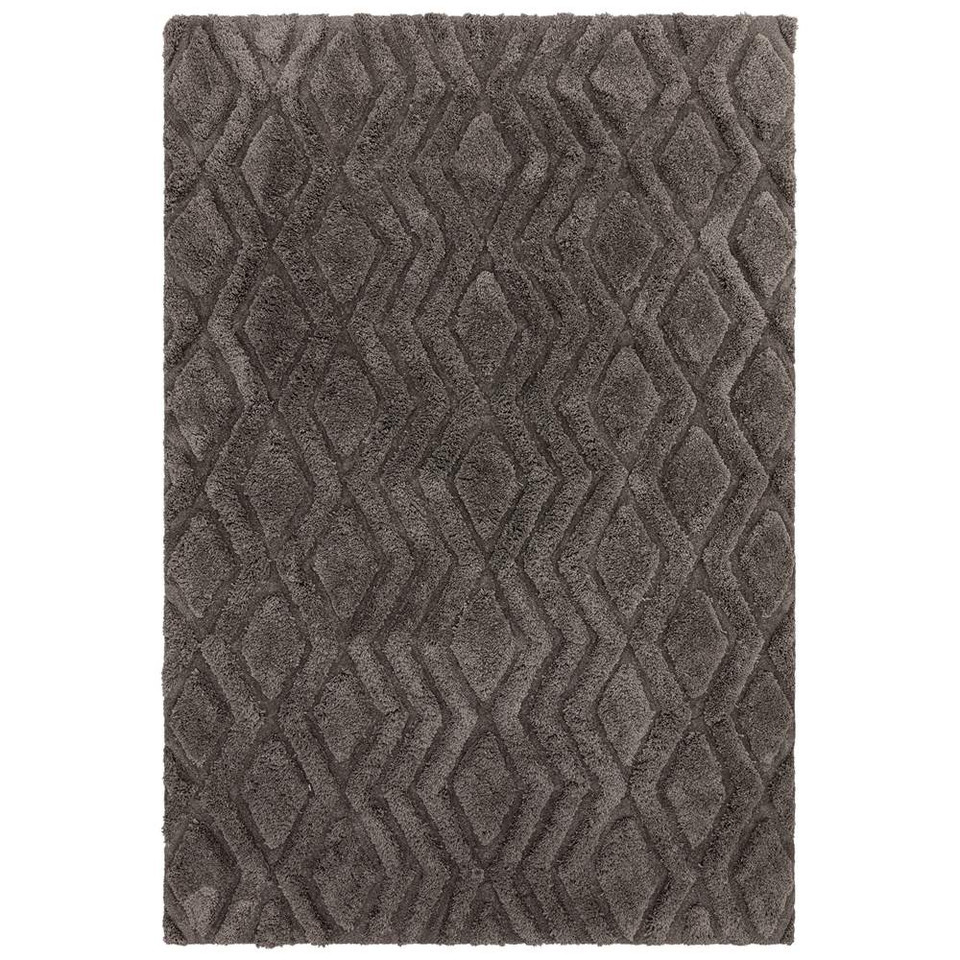 Harrison 3D Shag Rug Charcoal