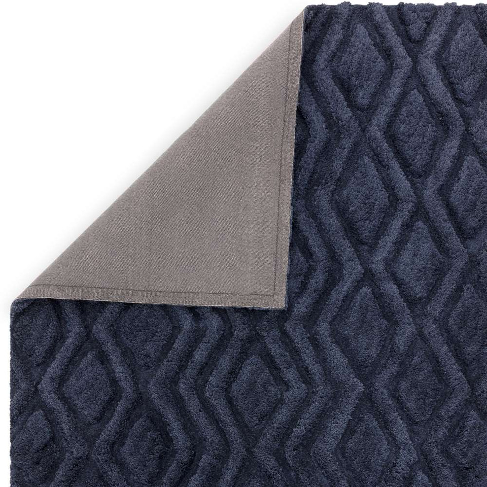 Harrison 3D Shag Rug Navy