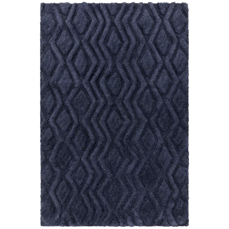 Harrison 3D Shag Rug Navy