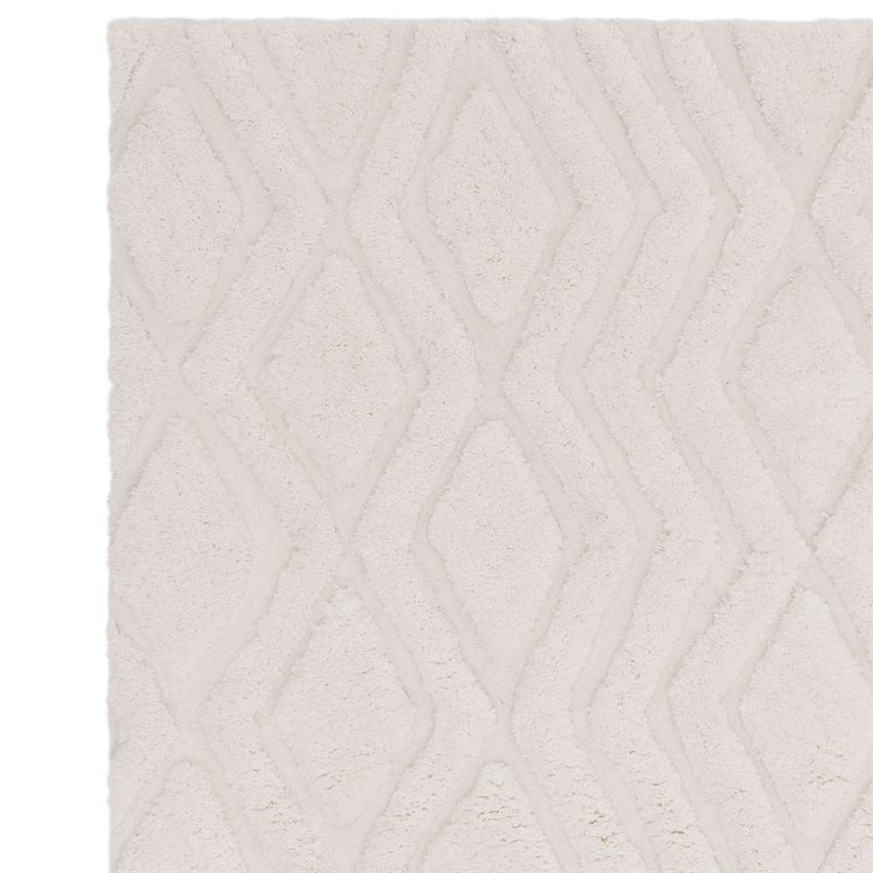 Harrison 3D Shag Rug Off White