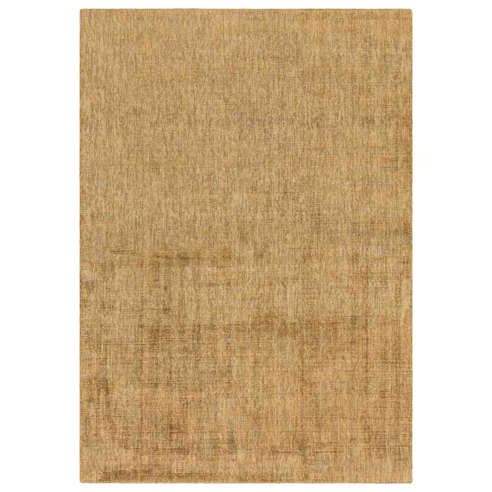 Aston Golden Ochre Plain Rug