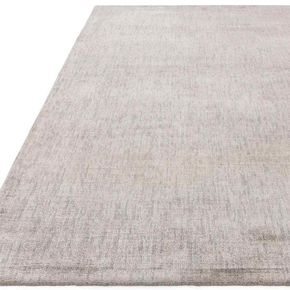 Aston Silver Plain Rug