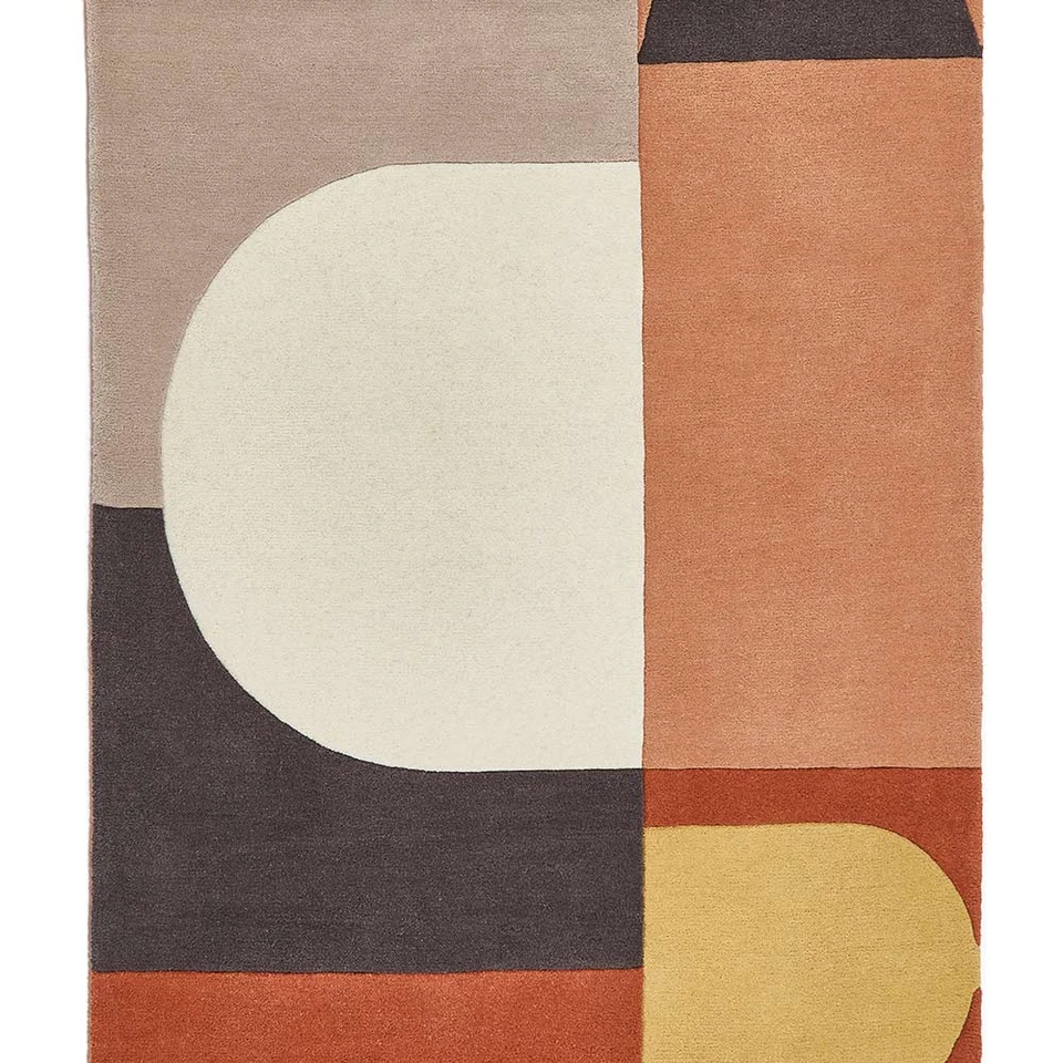 Origins Bauhaus Graphic 2 Contemporary Wool Rug