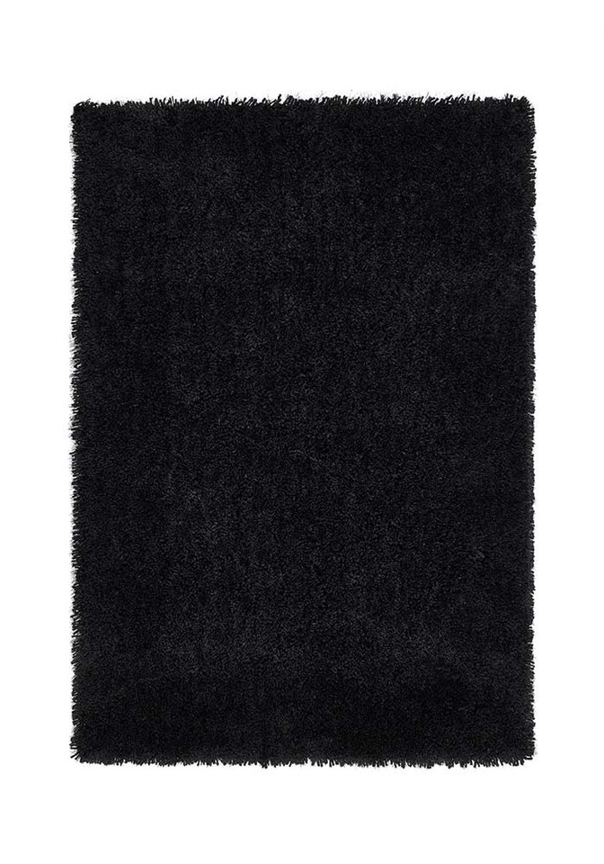 Origins Chicago Black Thick Shaggy Rug