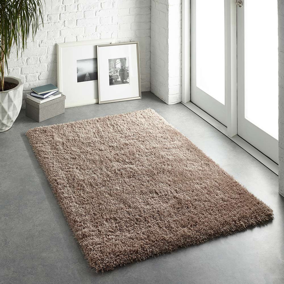 Origins Chicago Latte Thick Shaggy Rug
