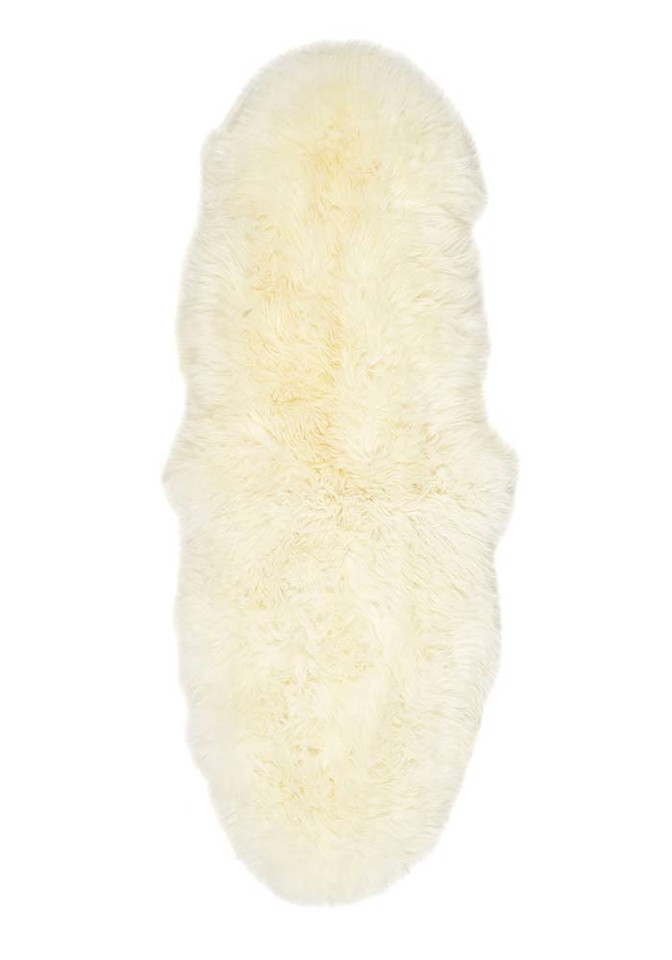 Origins Genuine Sheepskin Natural White Rug