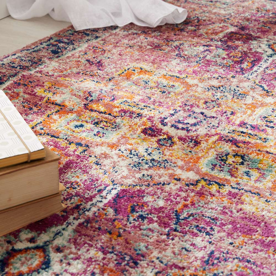 Origins Granada Ruby Traditional Faded Rug