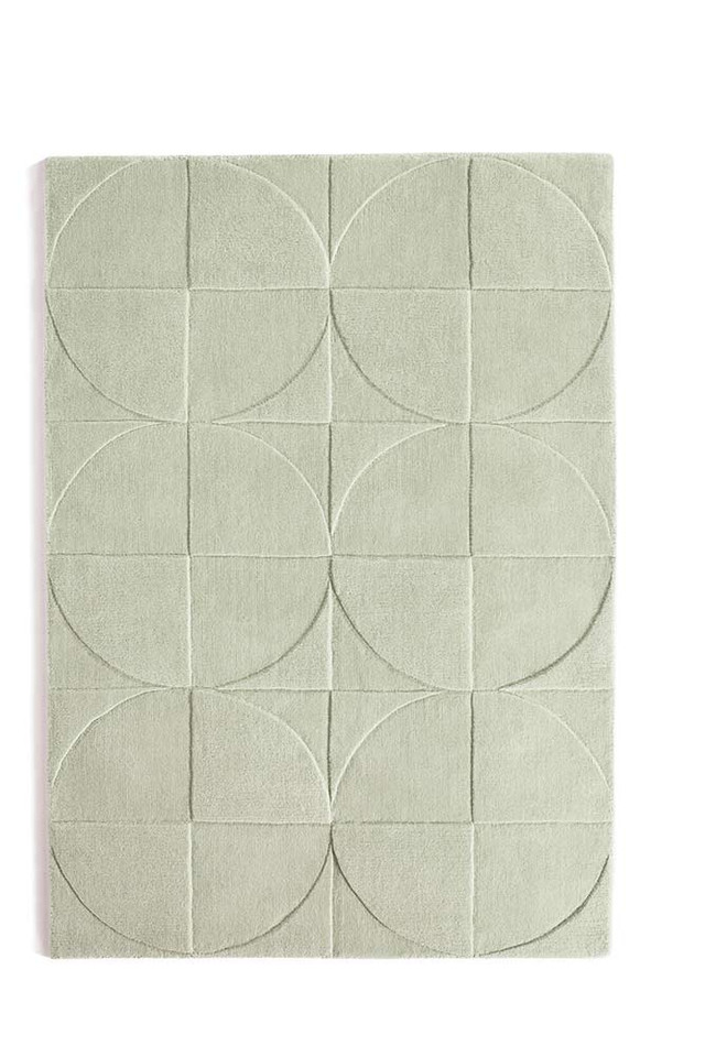 Origins Penny Eucalyptus Plain Carved Rug